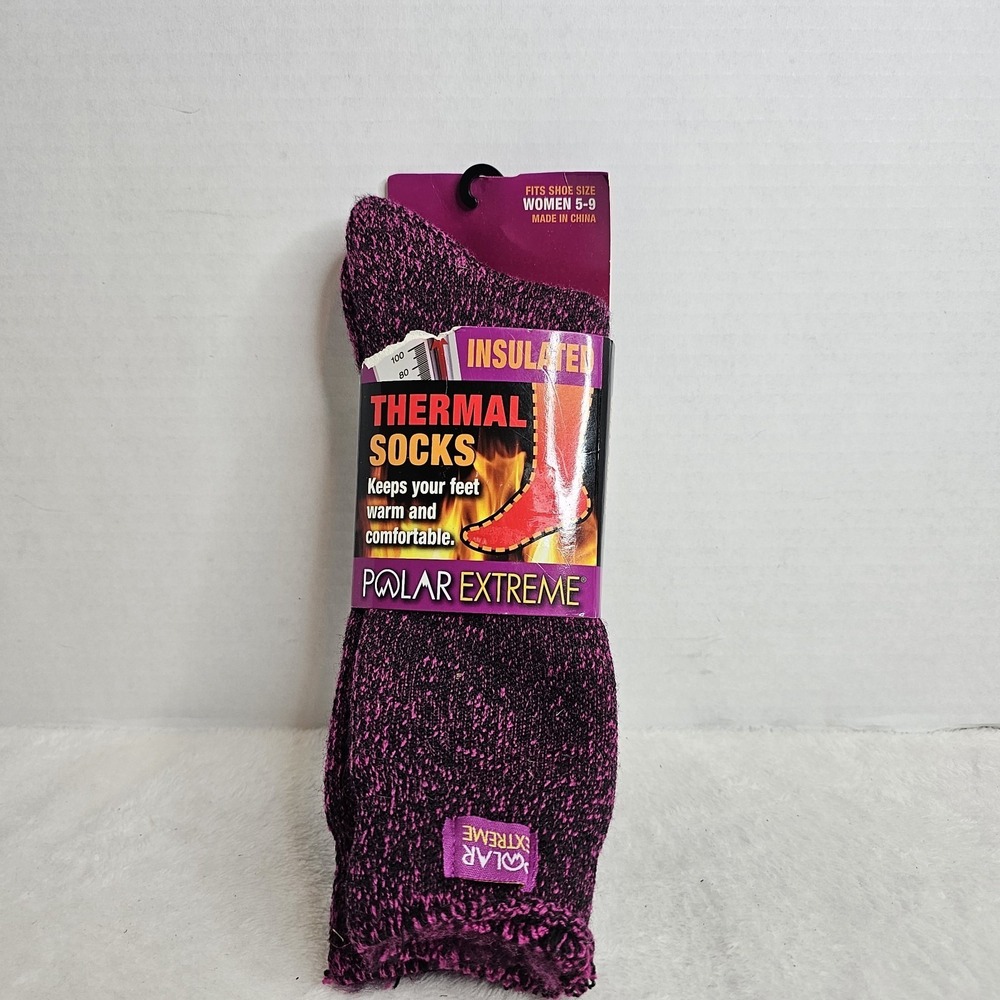 1 Pair Women Polar Extreme Thermal Socks 5-9